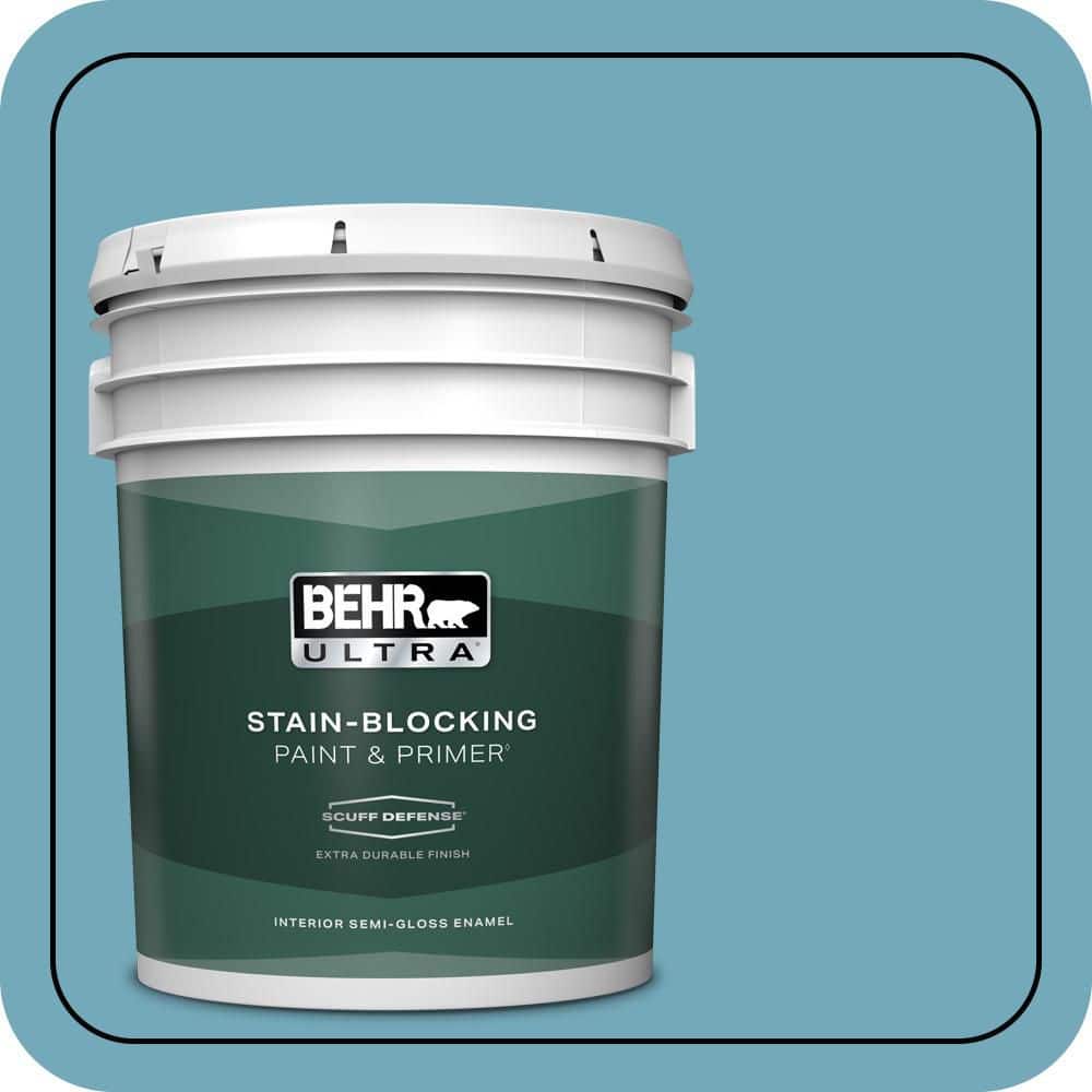 5 gal. #S460-4 Snowboard Extra Durable Semi-Gloss Enamel Interior Paint & Primer price history on PriceWatchPro