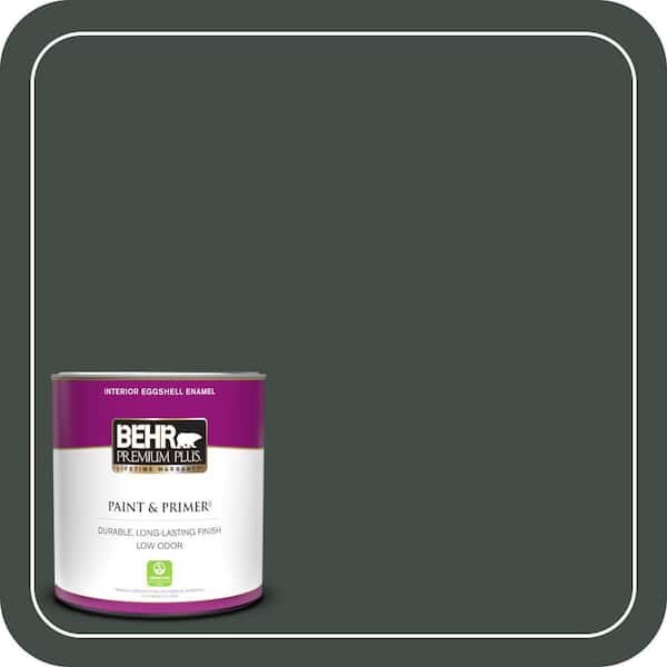BEHR PREMIUM PLUS 1 qt. Home Decorators Collection #HDC-CL-21 Sporting Green Eggshell Enamel Low Odor Interior Paint & Primer