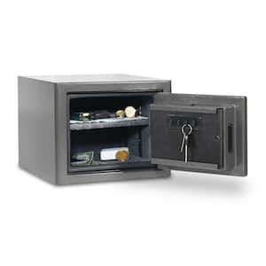 Diamond 0.79 cu. ft. Fireproof/Waterproof Home & Office Safe with Biometric Lock, Dark Gray Hammertone Finish