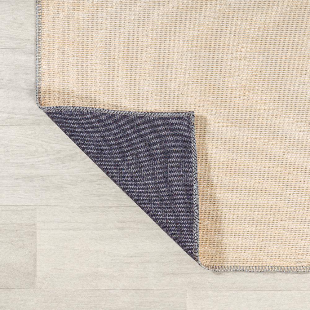 Scandinavian Cream/Rust Geometric 9' x 12' Easy-Care Synthetic Rug