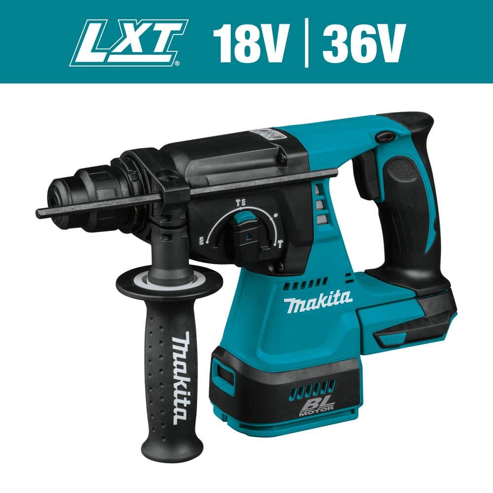 Makita 18V LXT Lithium-Ion 1 in. Brushless Cordless SDS-Plus  Concrete/Masonry Rotary Hammer Drill (Tool-Only) XRH01Z - The Home Depot
