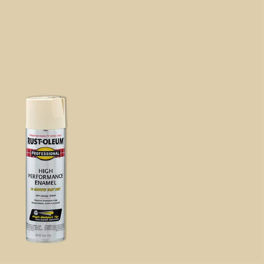 Rust-Oleum Professional 15 Oz. High Performance Enamel Gloss Almond ...