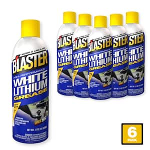 11 oz. High-Performance White Lithium Grease Spray (Pack of 6)