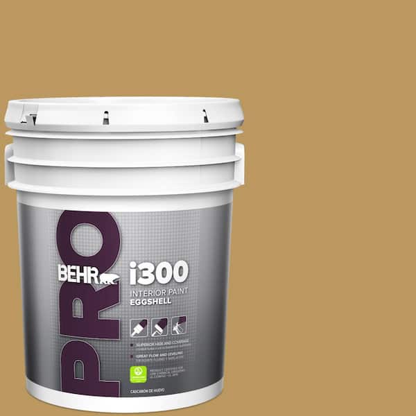 BEHR PRO 5 gal. #330F-5 Golden Bear Eggshell Interior Paint
