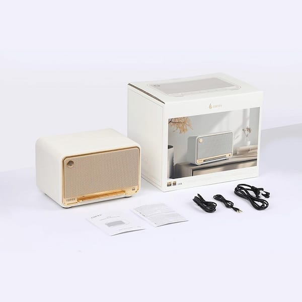 EDIFIER D32 60-Watt-Continuous Bluetooth Retro Rechargeable