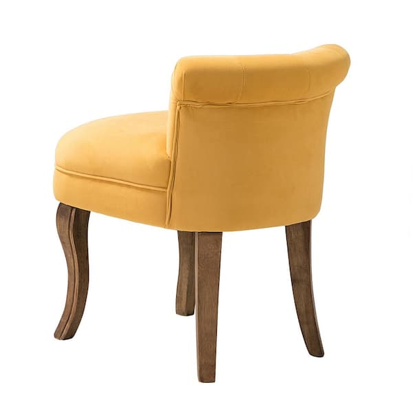 Mustard dressing table discount stool