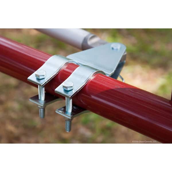 GHOST CONTROLS Universal Tube Bracket Kit for Automatic Gate Openers, Steel (2 Brackets)
