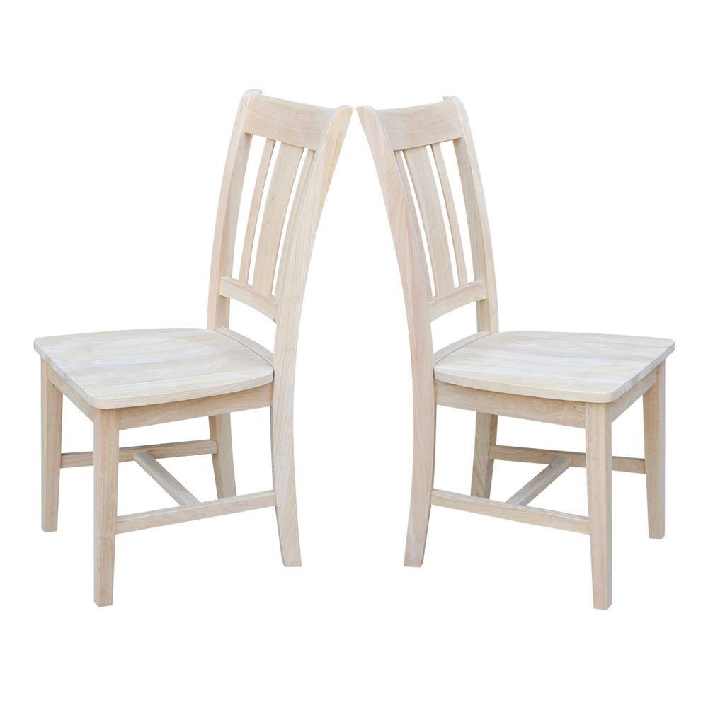 Elegant Solid Hardwood 42" Dual Drop Leaf Table with 2 San Remo Chairs Set