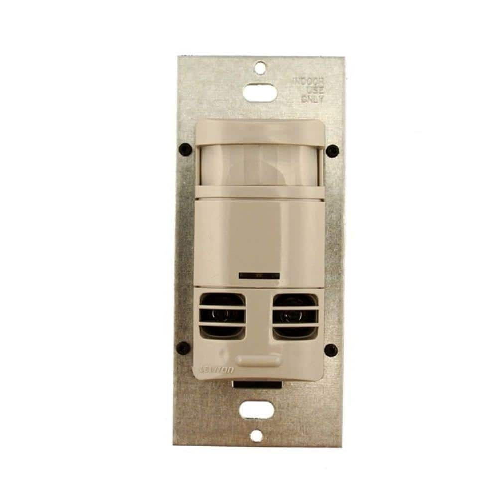 Leviton Dual-Relay Multi-Technology Wall Switch Motion, Gray 043-OSSMT ...