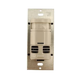 Dual-Relay Multi-Technology Wall Switch Motion, Gray