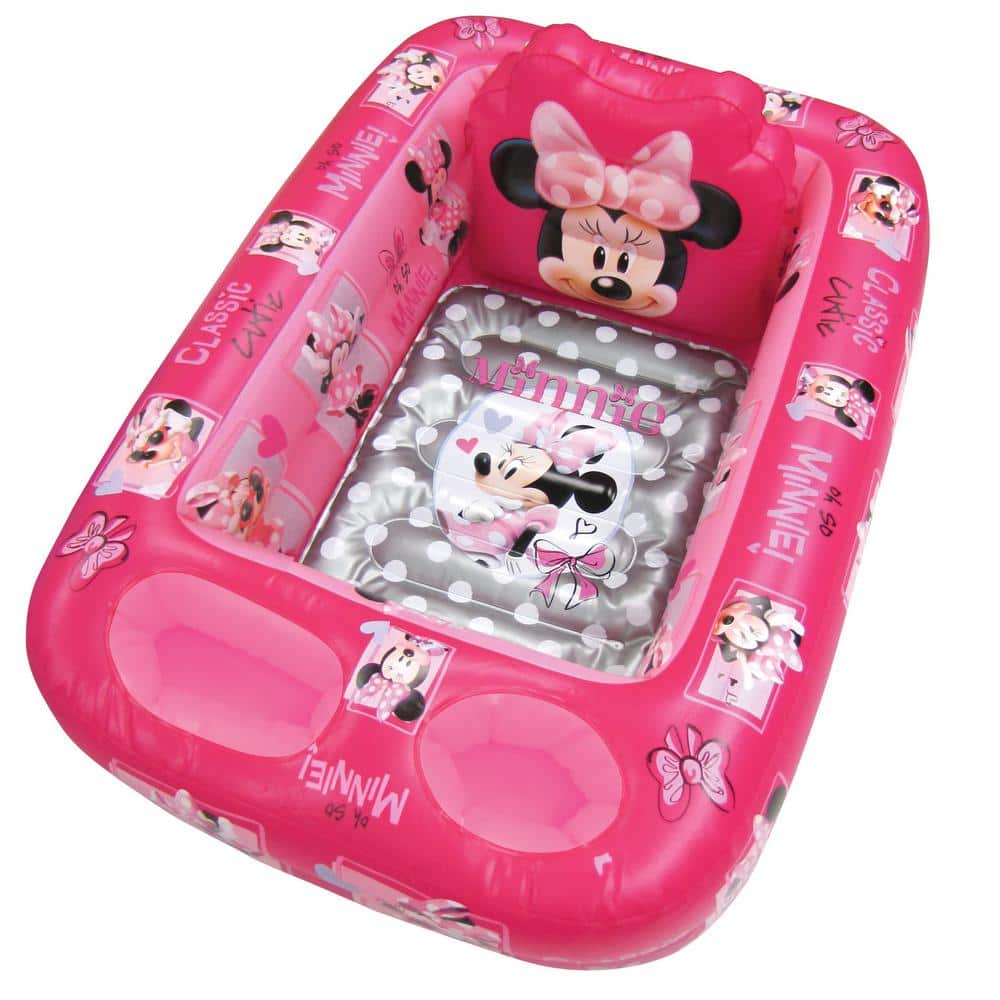 UPC 047968567626 product image for Disney Minnie Mouse Inflatable Safety Bath Tub, Pink | upcitemdb.com