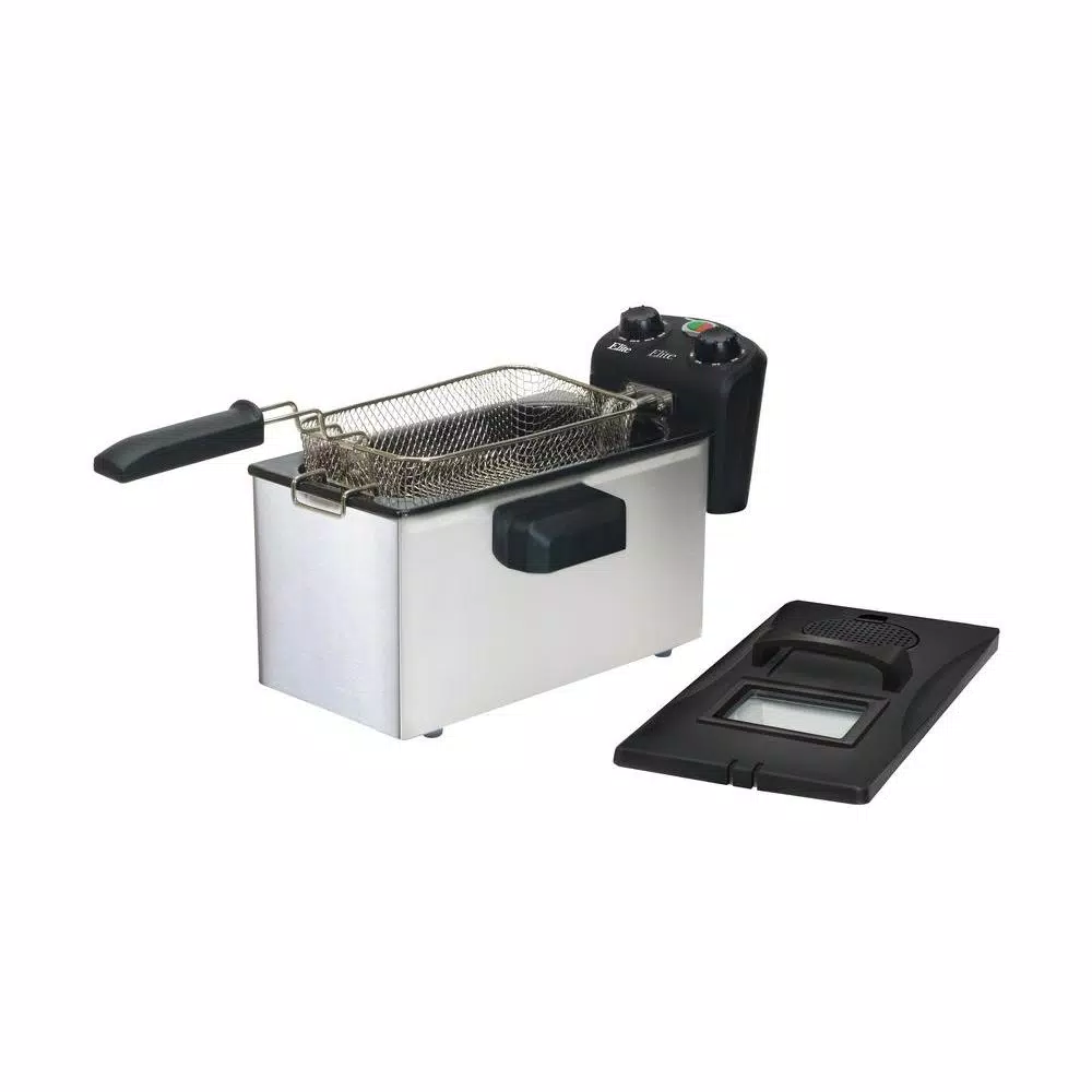 In summary, if you're looking for a gourmet deep fryer that provides delicious and crispy fried food for your family, the Elite Gourmet 3.5-qt Immersion Deep Fryer is an excellent choice. This product can immerse all of your favorite foods in the fryer and offers a viewing window on the splatter-proof lid so you can check on your food as it cooks. The adjustable thermostat control, timer control knob, and anti-grease removable filter make cooking easy, while the 1-year warranty ensures the reliability of this product. Make your gatherings and parties memorable with the Elite Gourmet Deep Fryer!