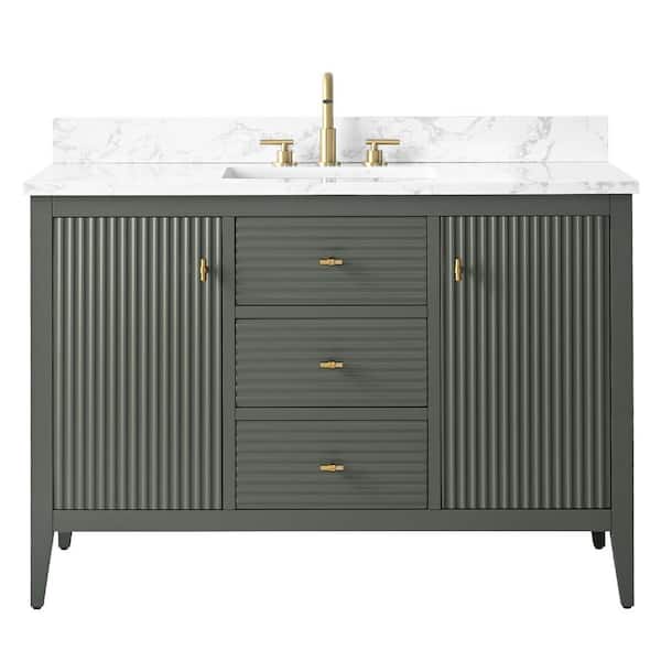 Vanity Art 48 in. W x 22 in D x 38 in. H Single Sink Bath