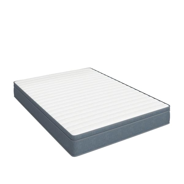 CIPACHO 10 in. Medium Foam Fabric Twin Mattress with Inner Pocket Spring