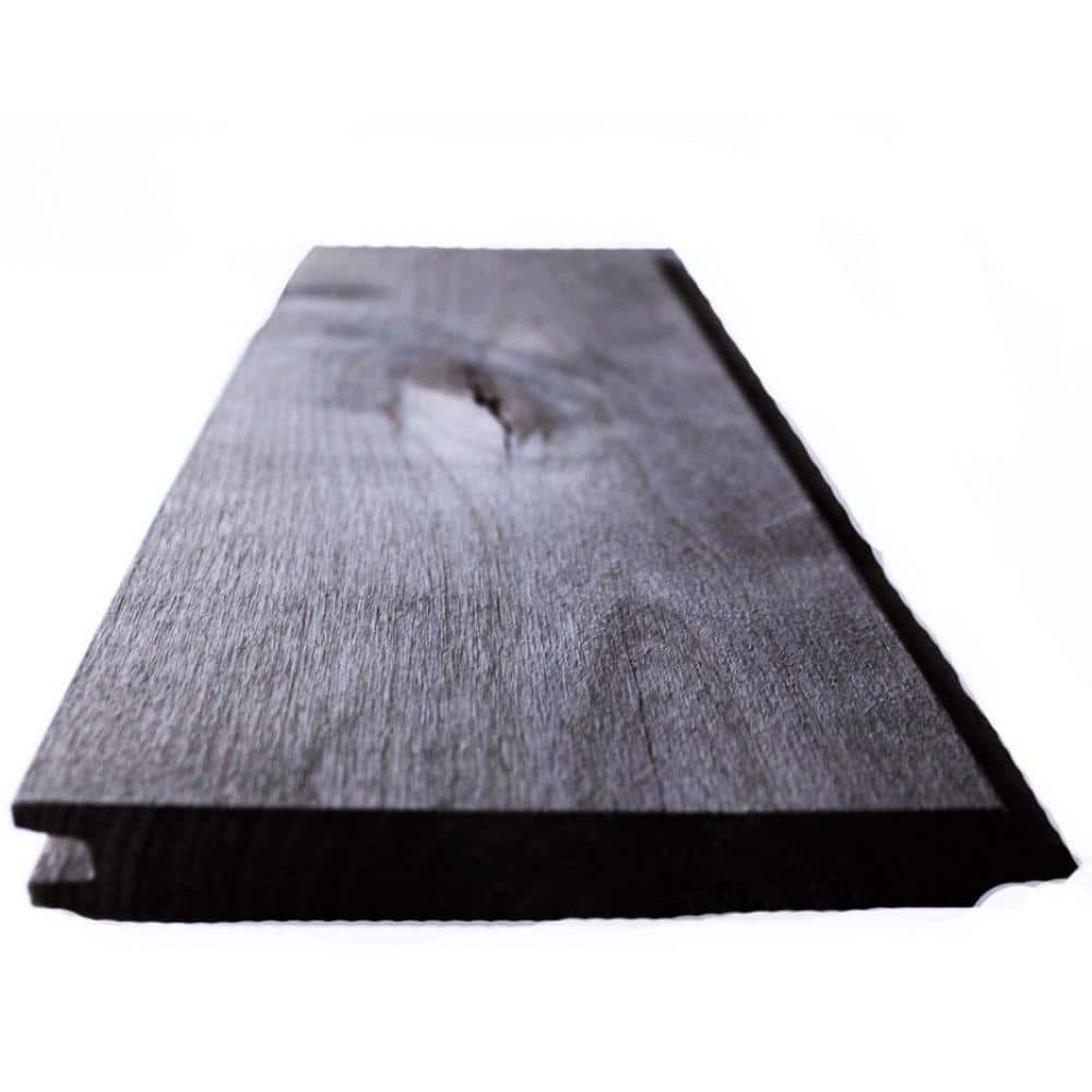 1 in. x 6 in. x 8 ft. Dingewood Gray Wash Prefabricated Alder Tongue and Gr