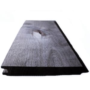 1 in. x 6 in. x 8 ft. Dingewood Gray Wash Prefabricated Alder Tongue and Groove Weathered Barn Wood Boards (7-Piece Box)