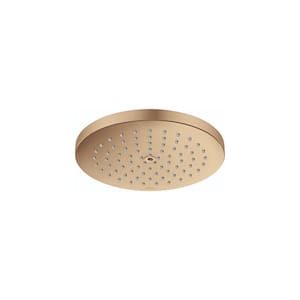 Raindance S -Spray Patterns 2.5 GPM 11 in. Fixed Shower Head in Brushed Bronze