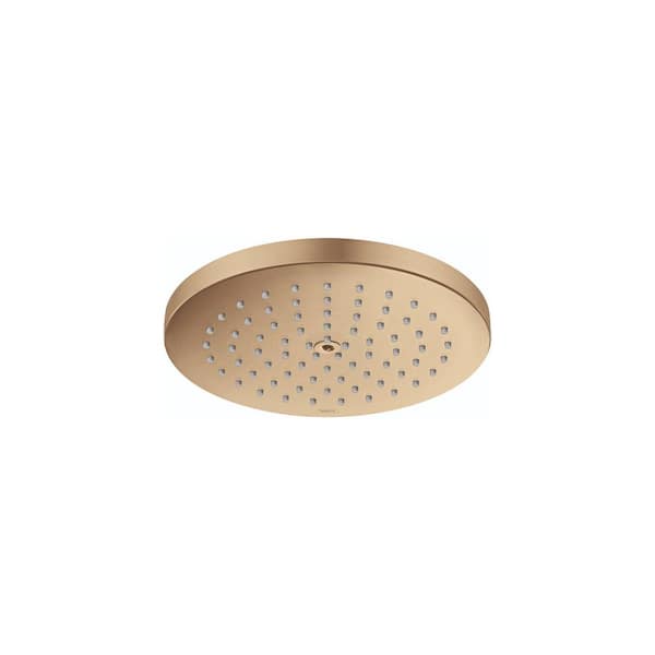 Hansgrohe Raindance S -Spray Patterns 2.5 GPM 11 in. Fixed Shower Head in Brushed Bronze