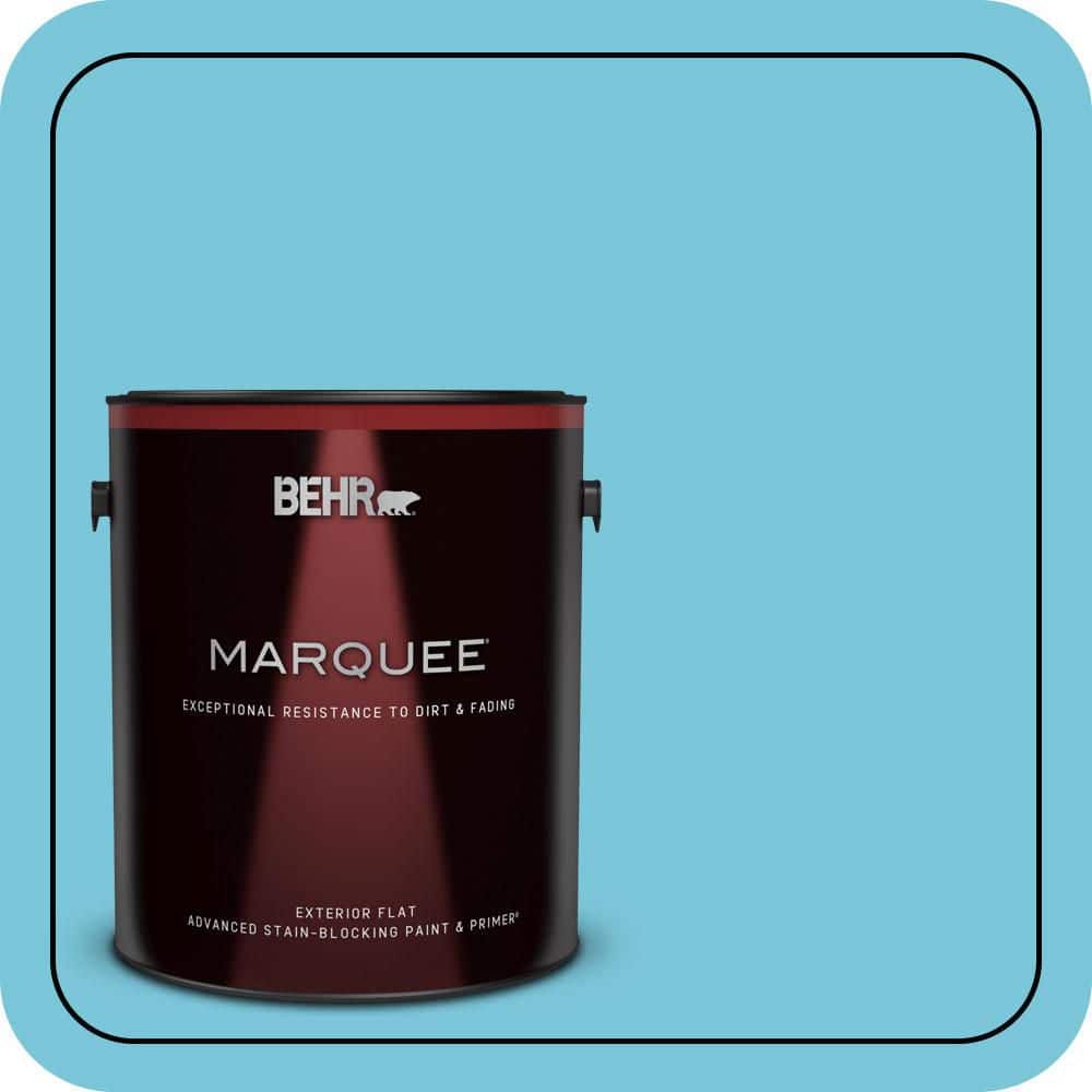 1 gal. #520B-4 Water Flow Flat Exterior Paint & Primer price history on PriceWatchPro