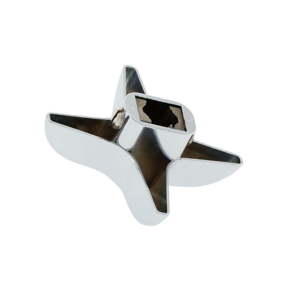 Universal Chrome Cross Tub and Shower Diverter Handle