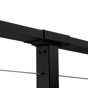 20 ft. Deck Cable Railing, Black