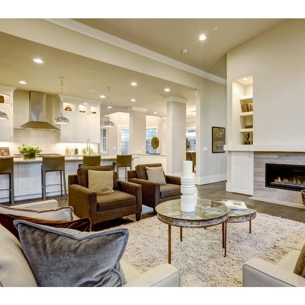 NICOR 6 in. Clear Reflector Recessed Cone with White Trim 17552A