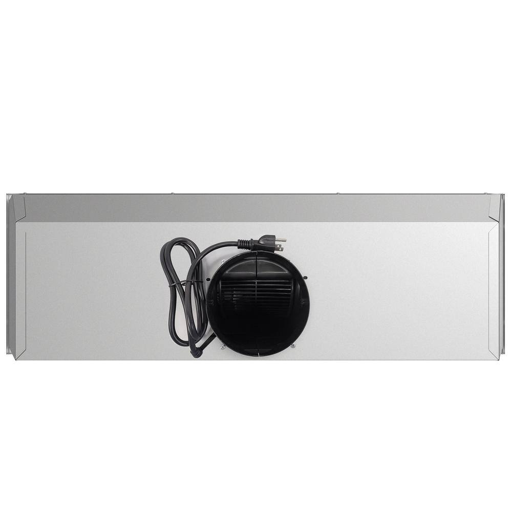 36-Inch Stainless Steel Convertible Insert Range Hood with Charcoal Filter