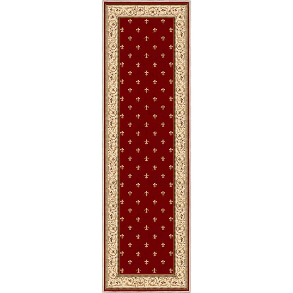 Well Woven Red 2 ft. 3 in. x 7 ft. 3 in. Runner FlatWeave Apollo Fleur