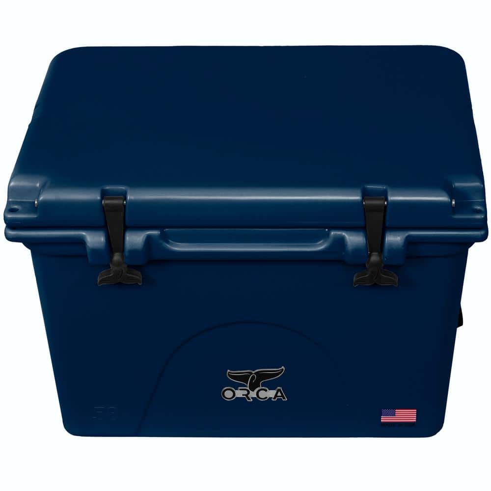 ORCA 58 qt. Hard Sided Cooler in Navy ORCNA058 - The Home Depot