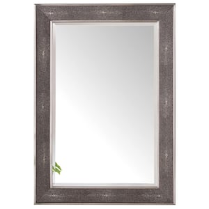 Element 27.5 in. W x 39.50 in. H Rectangular Framed Wall Mirror in Charcoal