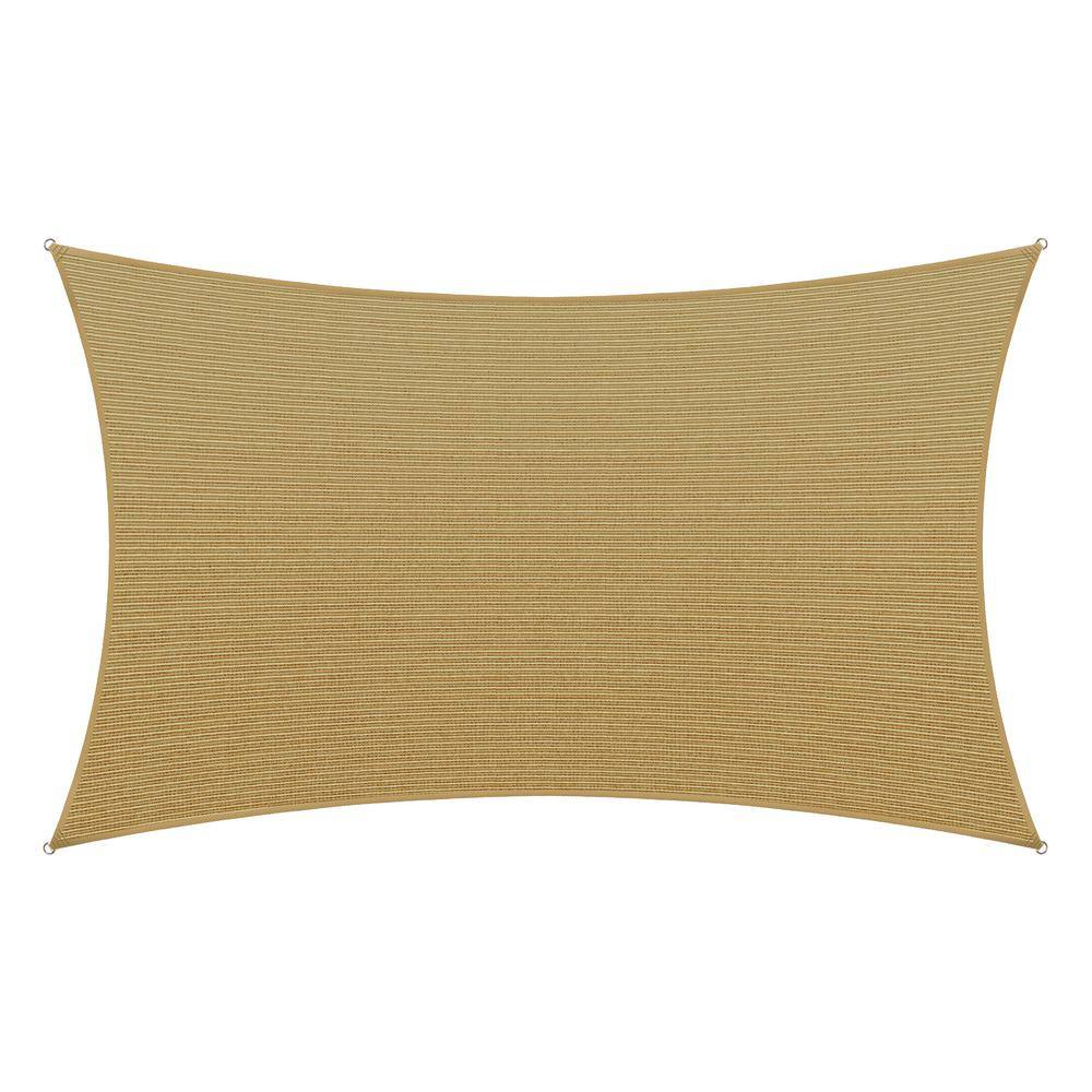 8 ft. x 12 ft. Sand Beige Rectangle Sail