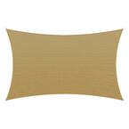 AMGO 8 ft. x 12 ft. Sand Beige Rectangle Sail Rectangle-8x12-SandBeige ...