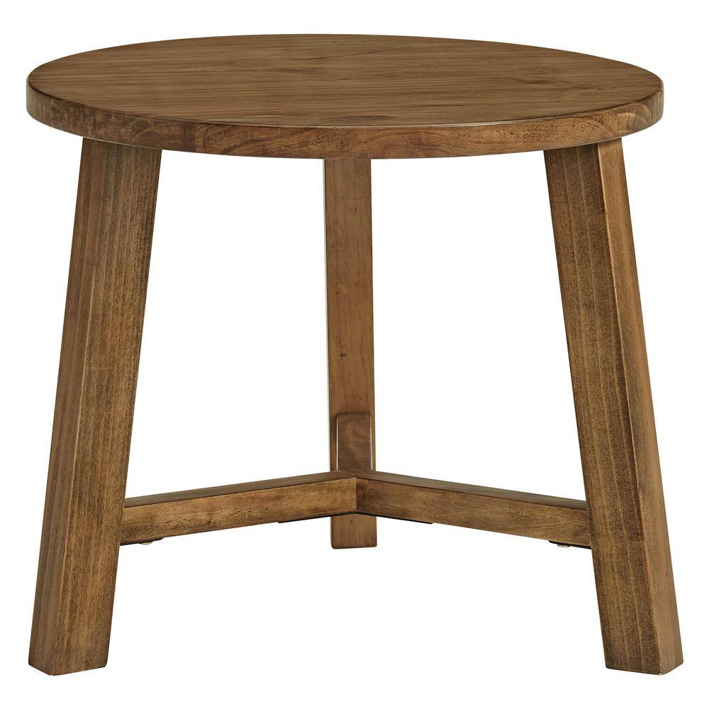 Newbury 44in Pecan Pine Coffee and End Tables Set