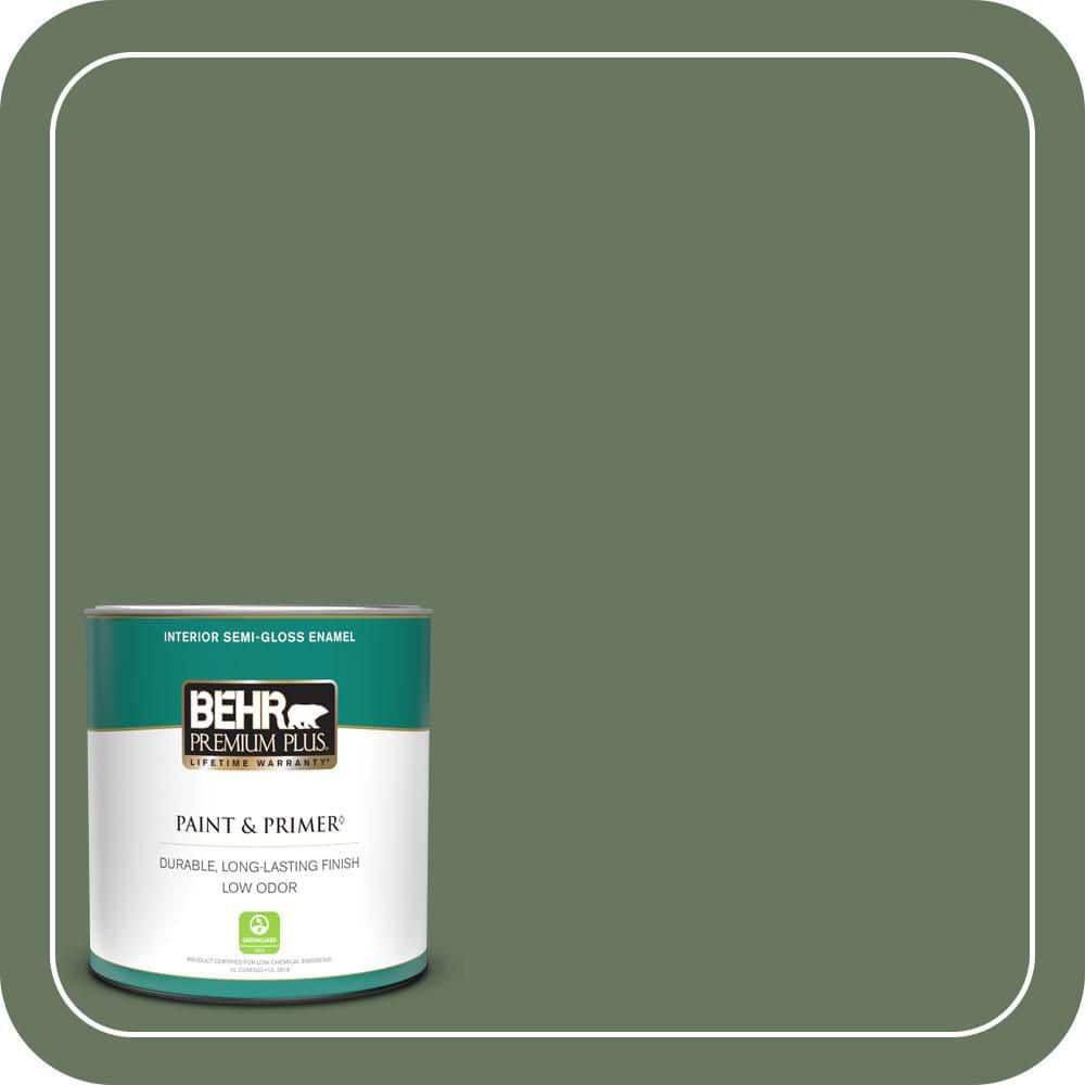 1 qt. #440F-6 Old Vine Semi-Gloss Enamel Low Odor Interior Paint & Primer price history on PriceWatchPro