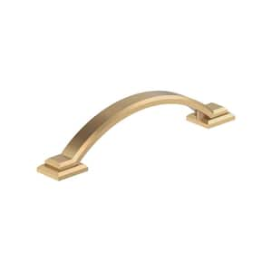 Sheffield 3-3/4 in. Center-to-Center Traditional Champagne Bronze Arch Cabinet Pull