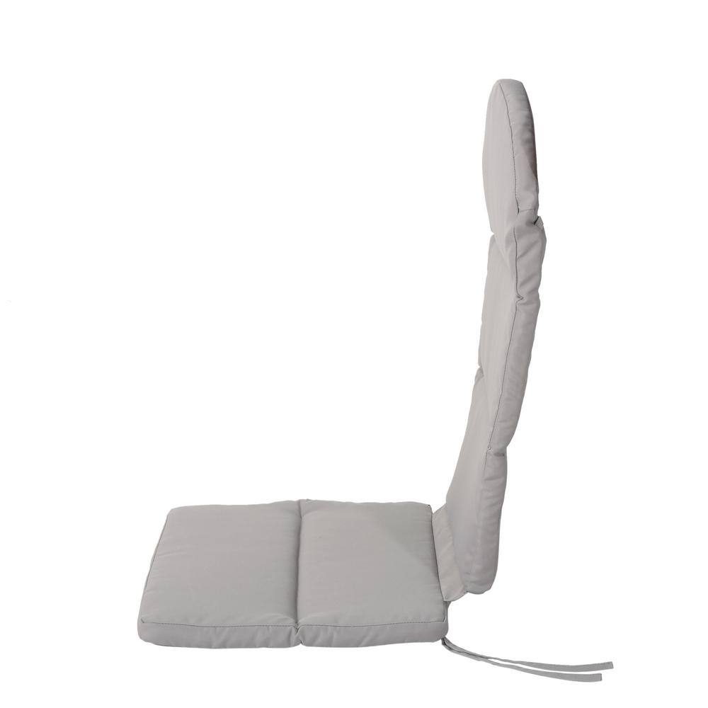 Gray Water-Resistant Fabric Adirondack Chair Cushions, Set of 4