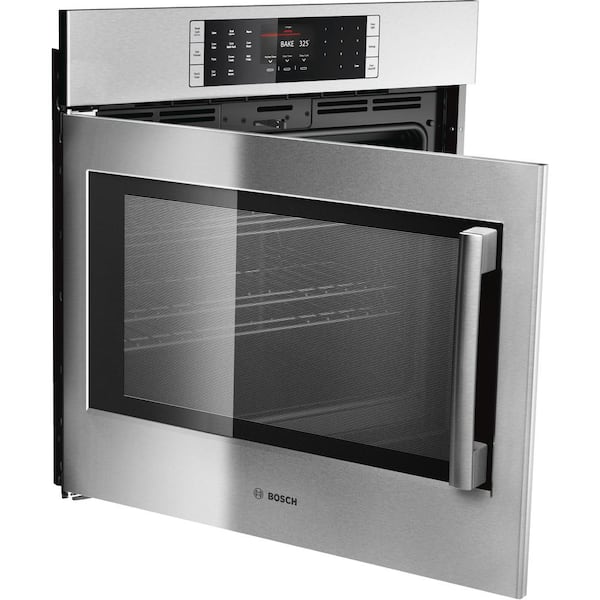 Reviews For Bosch Benchmark Series 30 In Single Electric Wall Oven With Convection Stainless Steel Left Sideopening Door Pg 3 The Home Depot - Wall Ovens That Open Sideways