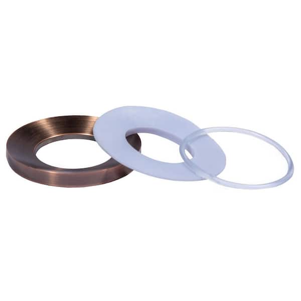 Kingston Brass Vessel Sink Mounting Ring – Oil Rubbed Bronze, Solid Brass, Fits 1.5 To 2 Inch Drain