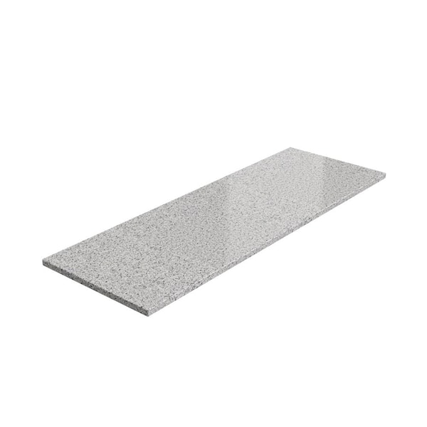 NewAge Products 6 ft. Solid Surface Countertop in White Pearl Granite