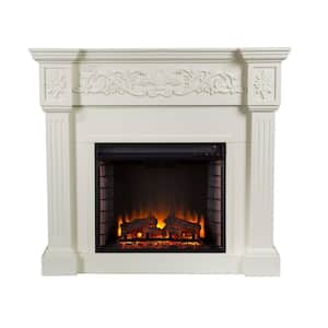 Real Flame Crawford 47 in. Slim-Line Electric Fireplace in Chestnut Oak  8020E-CO - The Home Depot