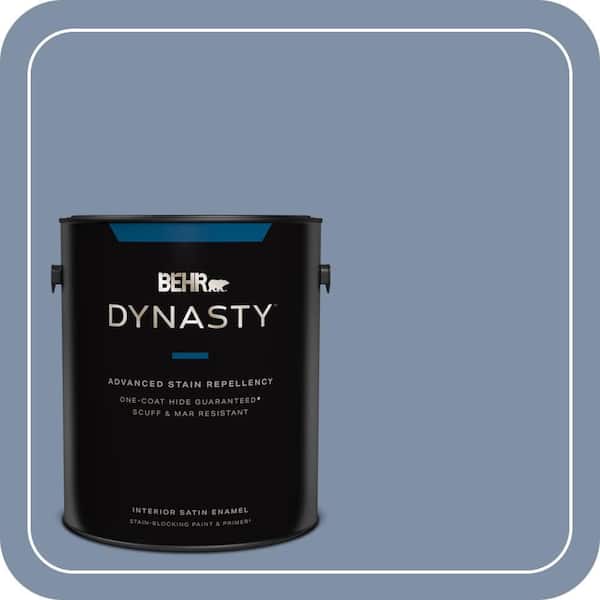 BEHR DYNASTY 1 gal. #MQ5-16 Montage One-Coat Hide Satin Enamel Interior Stain-Blocking Paint & Primer