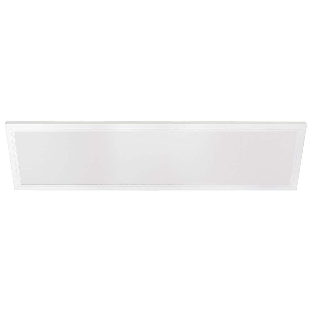 1 ft. x 4 ft. 50-Watt Dimmable White Integrated LED 4000 Lumens Flat Panel Ceiling Flush Mount with Color Change 5CCT