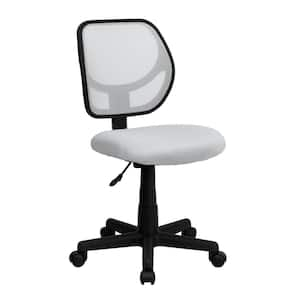 Lacoo Office Gray Mid Back Swivel Lumbar Support Desk, Computer Ergonomic Mesh Chair with Armrest T-OCNC7504