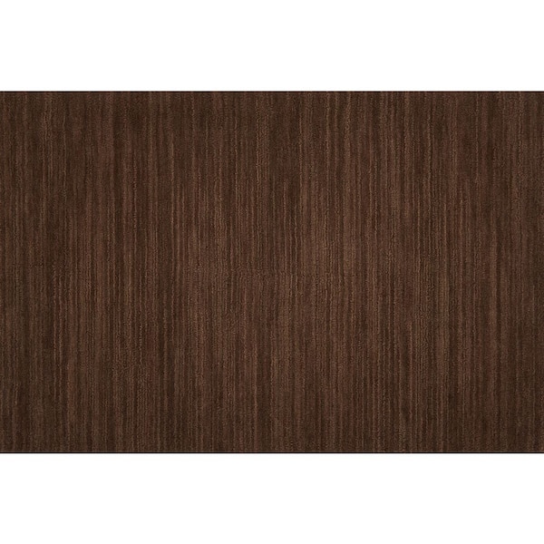 Natural Harmony Supreme Color Brown Custom Area Rug with Pad