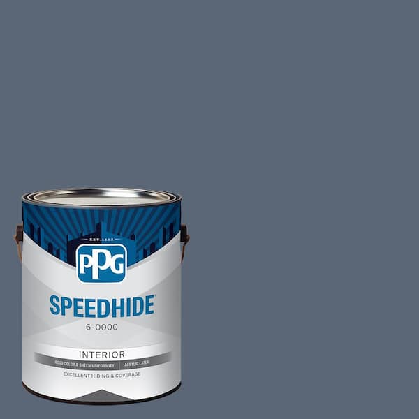 SPEEDHIDE 1 gal. PPG1042-6 Blue Zephyr Semi-Gloss Interior Paint