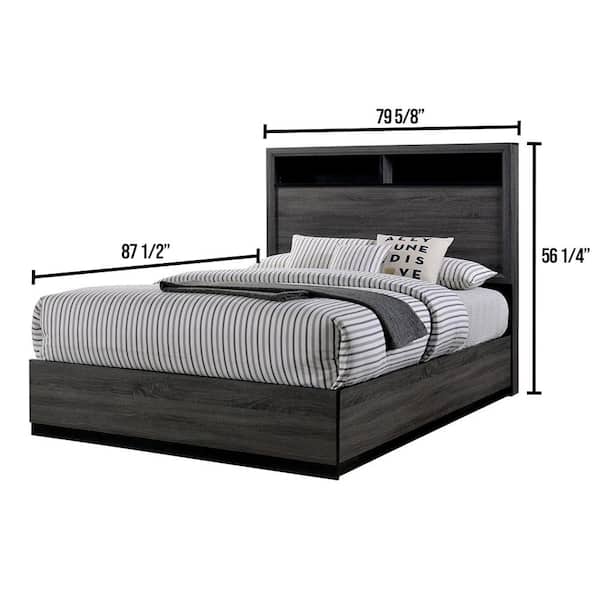 Conwy Eastern Gray King Bed
