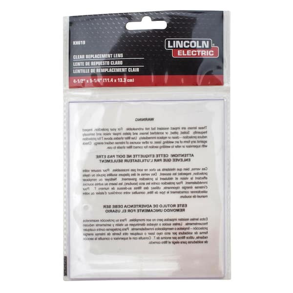 Lincoln Electric 4-1/2 in. x 5-1/4 in. Clear Protective Welding