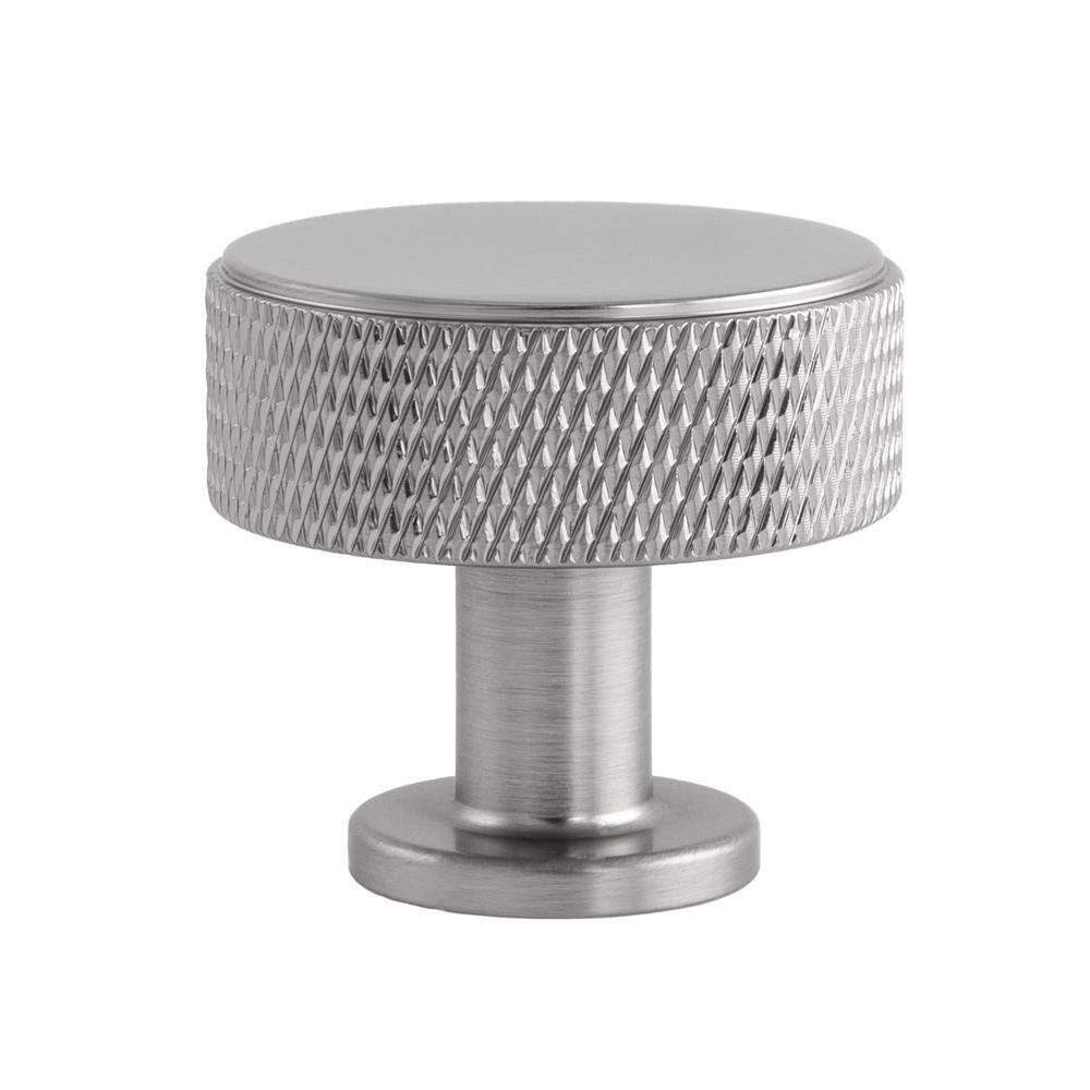Kent 1-3/8" Satin Nickel Round Knurled Knob
