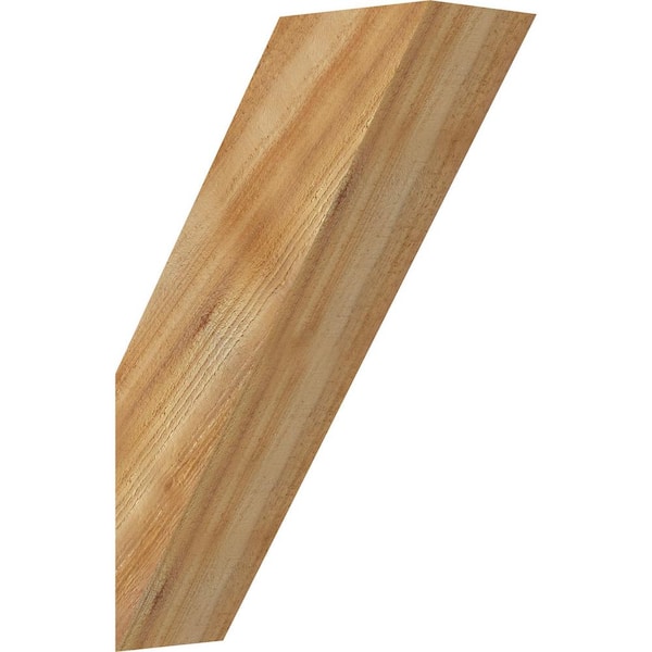 Ekena Millwork 6"W x 16"D x 24"H Traditional Rough Sawn Knee Brace, Western Red Cedar