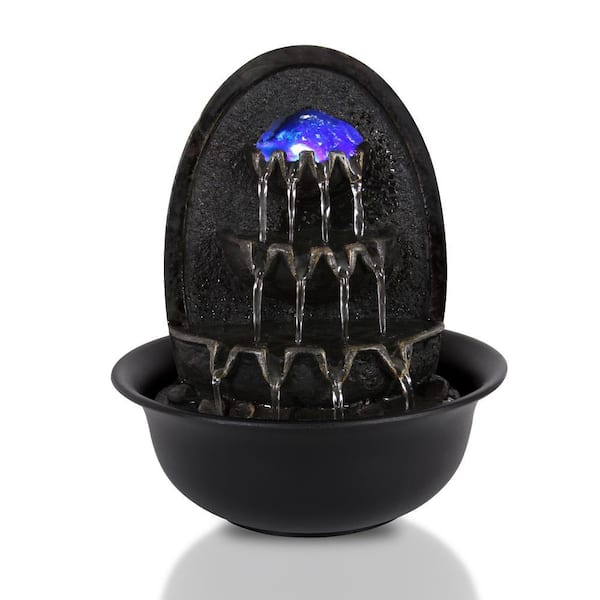 SereneLife Relaxing Tabletop Decoration Water Fountain